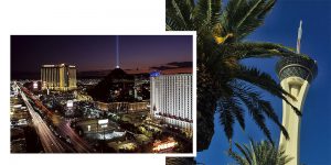 Glitz and glamour await just over an hour away in Las Vegas, Nevada