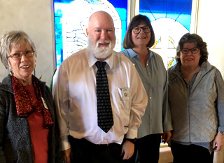 Left to Right: Rose Poll, Dennis Holland, Sandra Corp, Carol Ann Mitchell